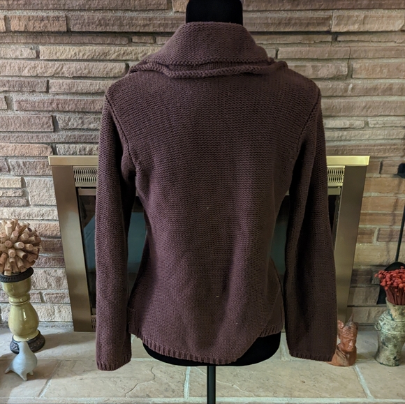 Chunky Chocolate brown sweater - Picture 2 of 6